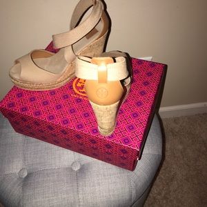 Tory Burch Wedged Espadrilles